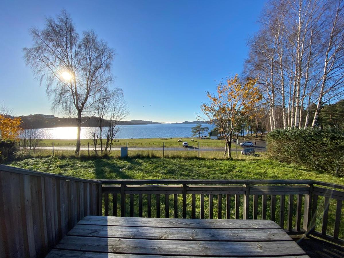 Hamre Familiecamping Hotel Kristiansand Bagian luar foto